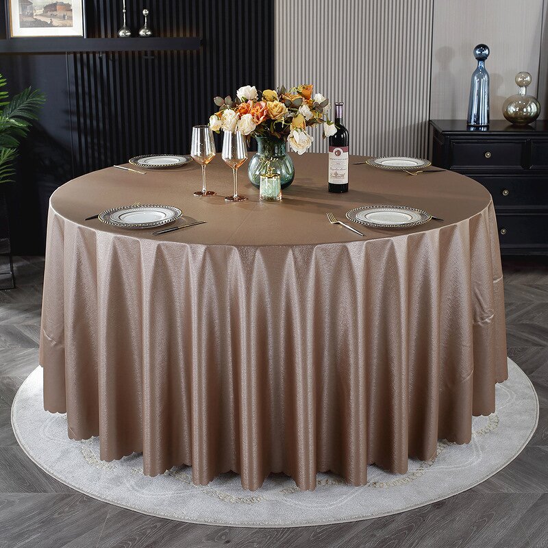 Round Tablecloth Factory - Washable Waterproof Hotel Table Cover
