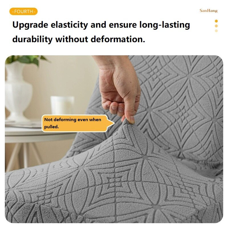 Chair Cover Factory - High Quality One-Piece Fleece Dining Chair Cover