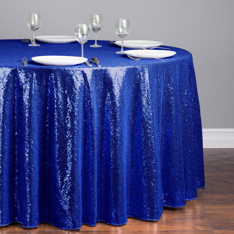 Polyester Tablecloths Factory - 120 Inch Pink Taffeta Round Cover