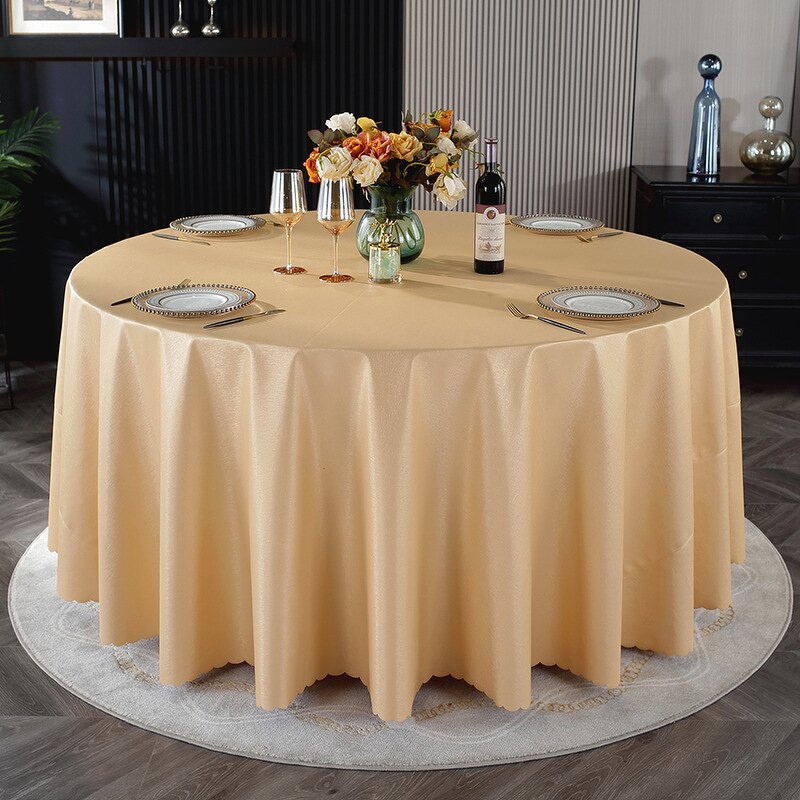 Round Tablecloth Factory - Thickened Hotel Banquet Tablecloth