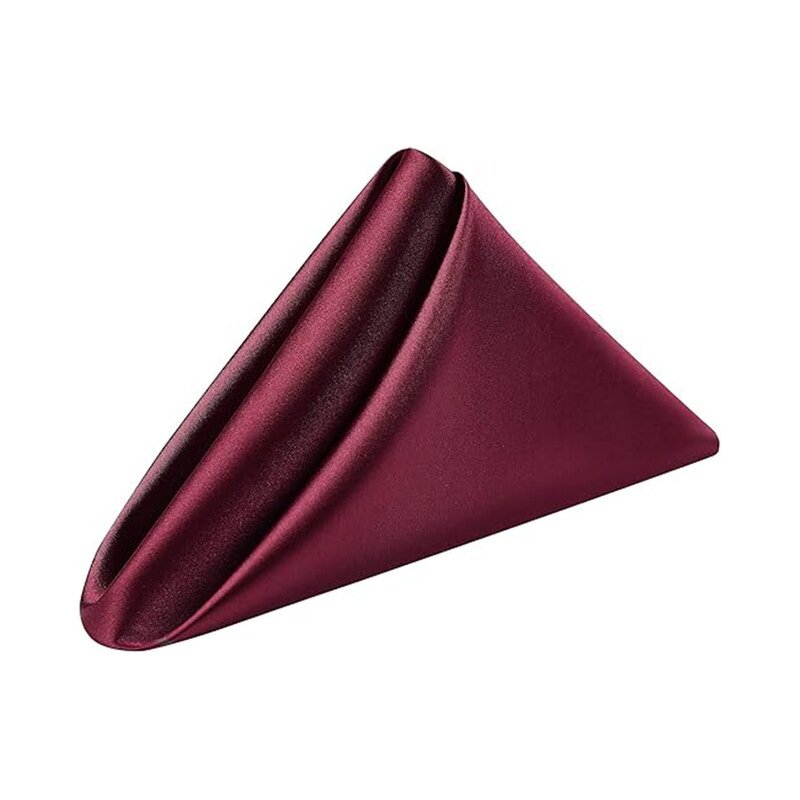 Table Napkin Factory - Wholesale 17 Inch Polyester Satin Napkins