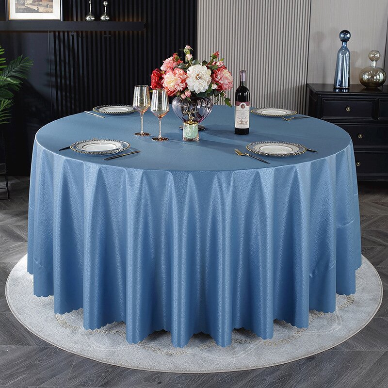 Round Tablecloth Factory - Washable Waterproof Hotel Table Cover