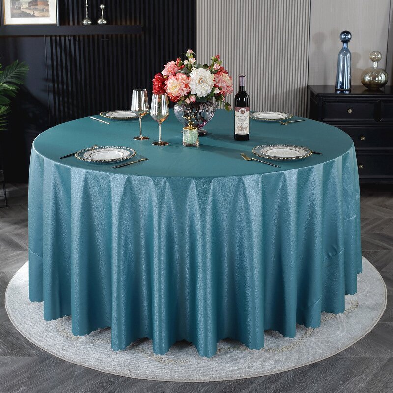 Tablecloth Factory - Custom Waterproof PU Hotel Table Cover