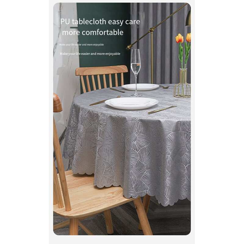 PU Tablecloth Factory - Handmade Modern Waterproof Washable Cover