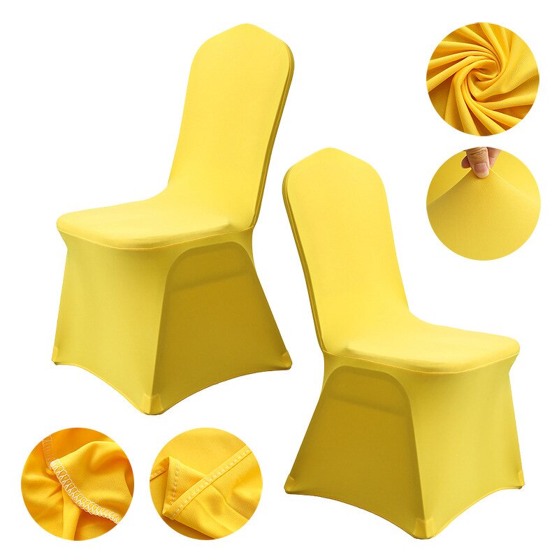 Chair Cover Factory - Custom Logo Wedding Spandex Chair Cover