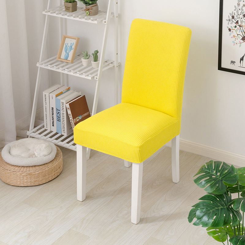 Chair Slipcovers Factory - Elastic Thickened Fleece Dining Chair Covers