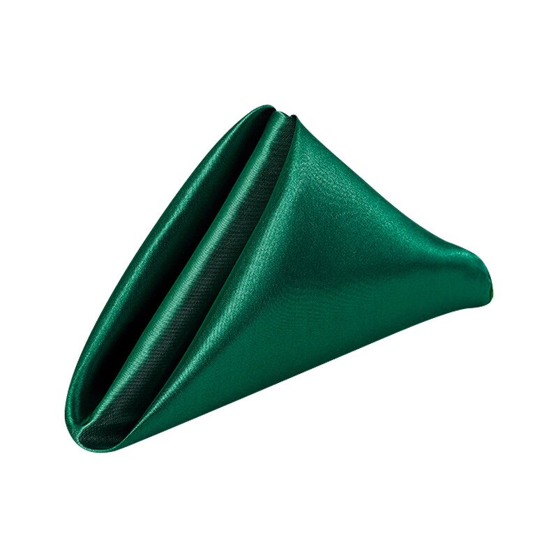 Table Napkin Factory - Hot Selling Satin Cup Flower Wedding Napkin