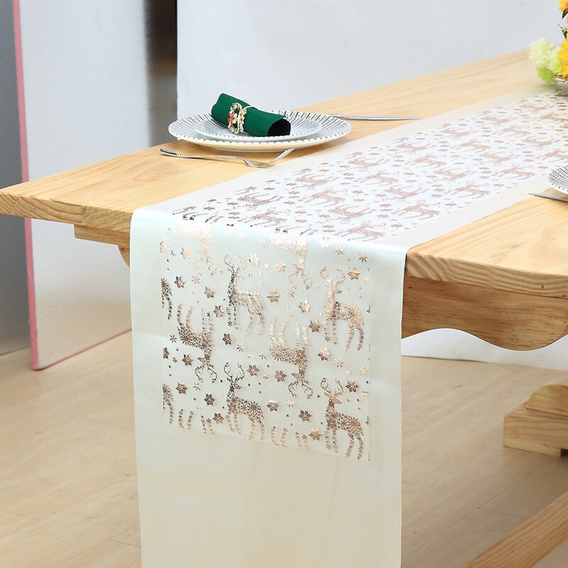 Table Flag Factory - Hot Gold Ironing Silver Dinner Table Flag