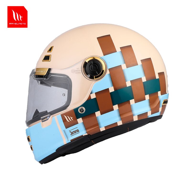 Motorcycle Helmet Factory - Unisex Retro Full Face Helmet