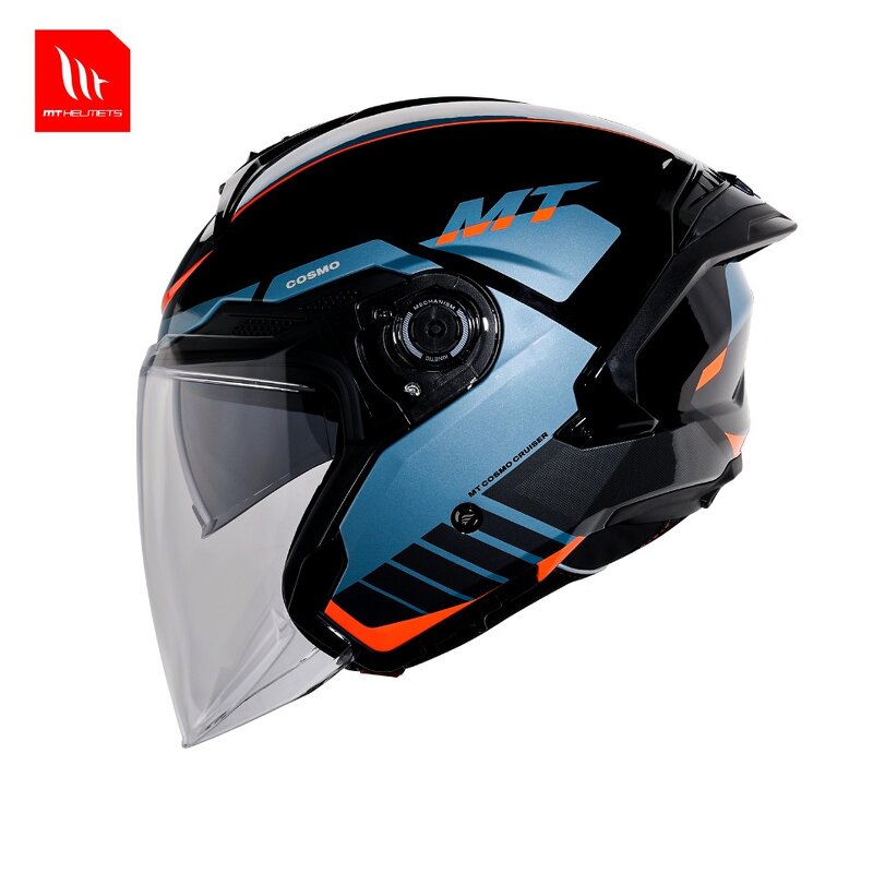 Motorcycle Helmet Factory - 3/4 Open Face Dual Lens Helmet