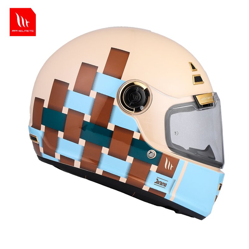 Motorcycle Helmet Factory - Unisex Retro Full Face Helmet