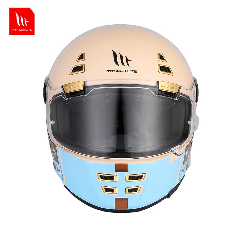 Motorcycle Helmet Factory - Unisex Retro Full Face Helmet