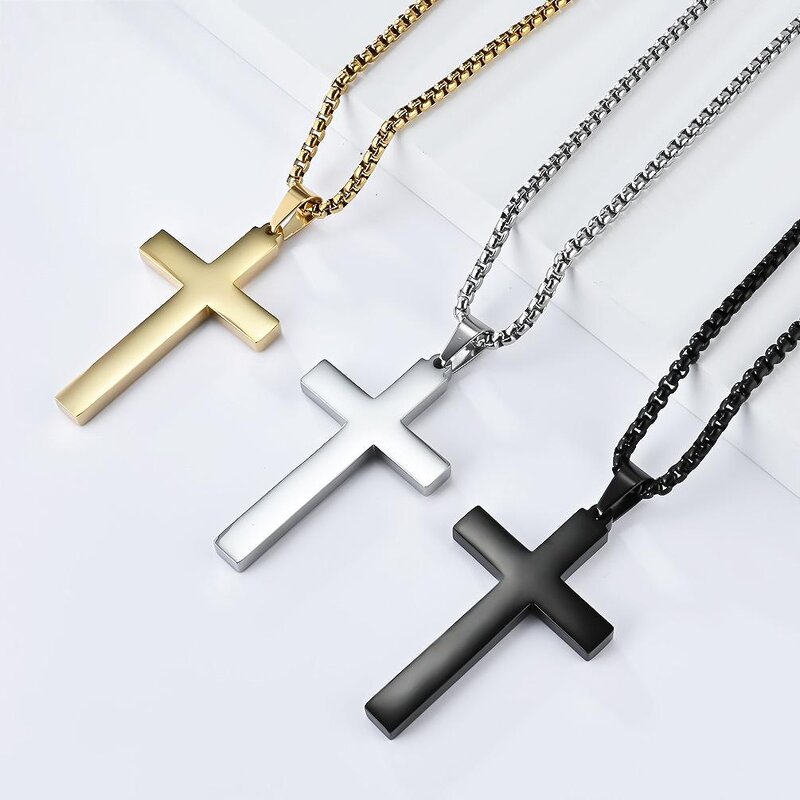 Cross Pendant Factory - Jesus Christian Stainless Steel Necklace