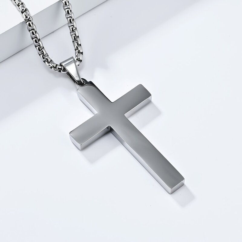 Cross Pendant Factory - Jesus Christian Stainless Steel Necklace