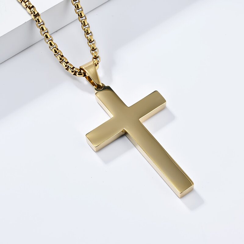 Cross Pendant Factory - Jesus Christian Stainless Steel Necklace