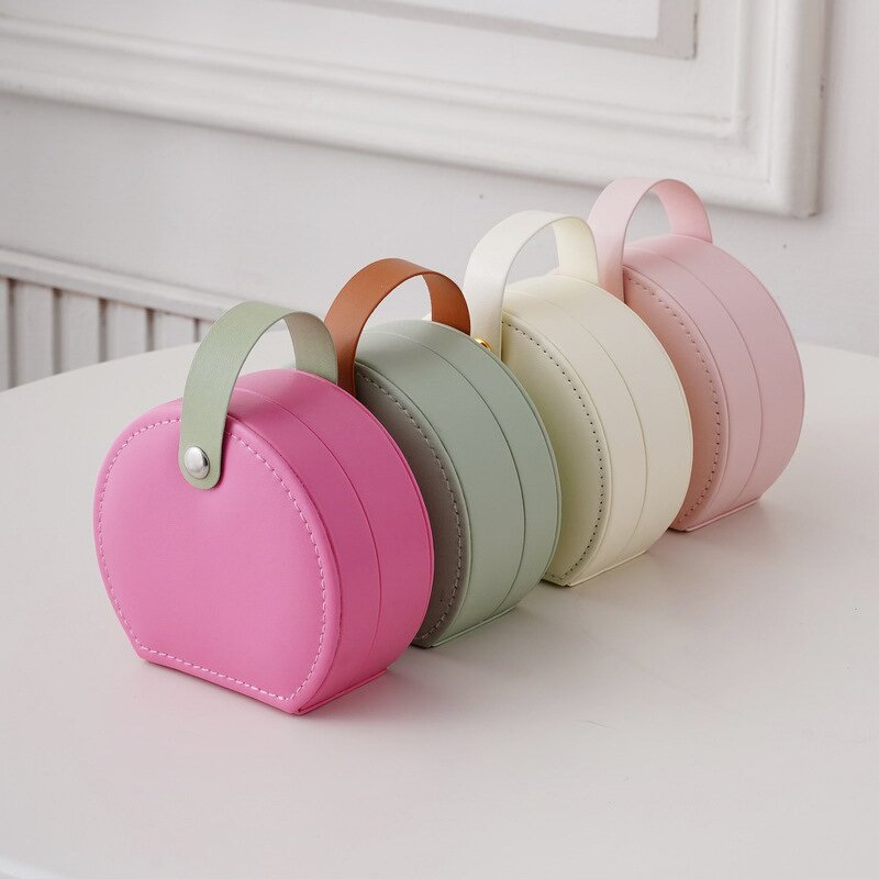 Jewelry Box Factory - Mini Portable Hand-held Ring Earring Box