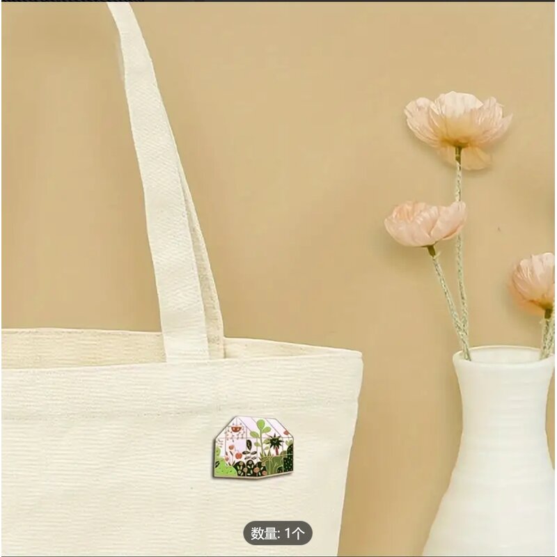 Greenhouse Brooch Factory - Plant Flower Greenhouse Decorative Pin