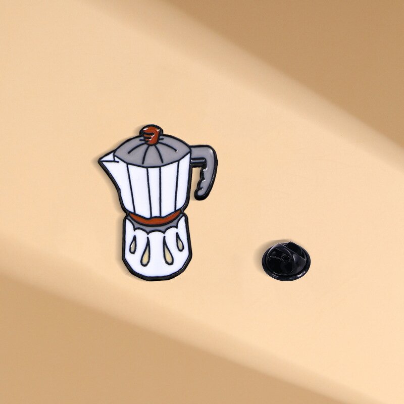 Coffee Brooch Factory - Wholesale Barista Enamel Lapel Pin