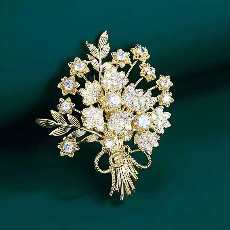 Fragrance Brooch Factory - High-End Women's Small Alloy Brooch