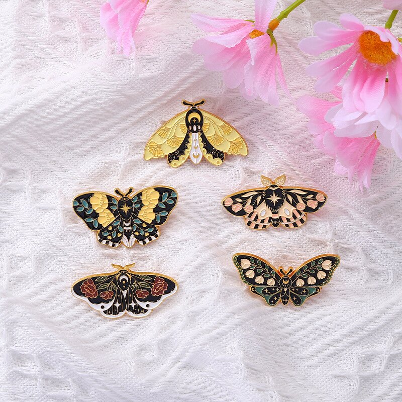 Enamel Lapel Pins Factory - Custom Kawaii Cartoon butterfly Pin