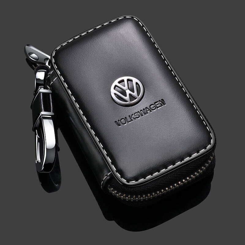 Key Box Factory - Car Simple Zipper Leather Key Promotion Gift