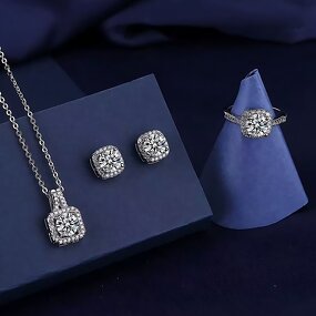 Jewelry Set Factory - Luxury Zircon Crystal Bridal Wedding Set