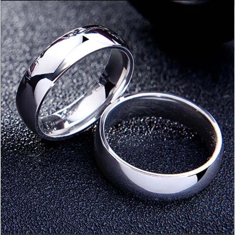 Men's Rings Factory - High Polished Stainless Steel Plain Band