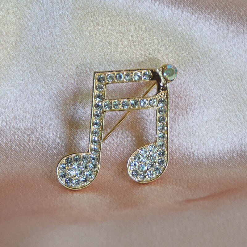 Brooch Pins Factory - All-Match Gem Tassel Chain Alloy Brooch