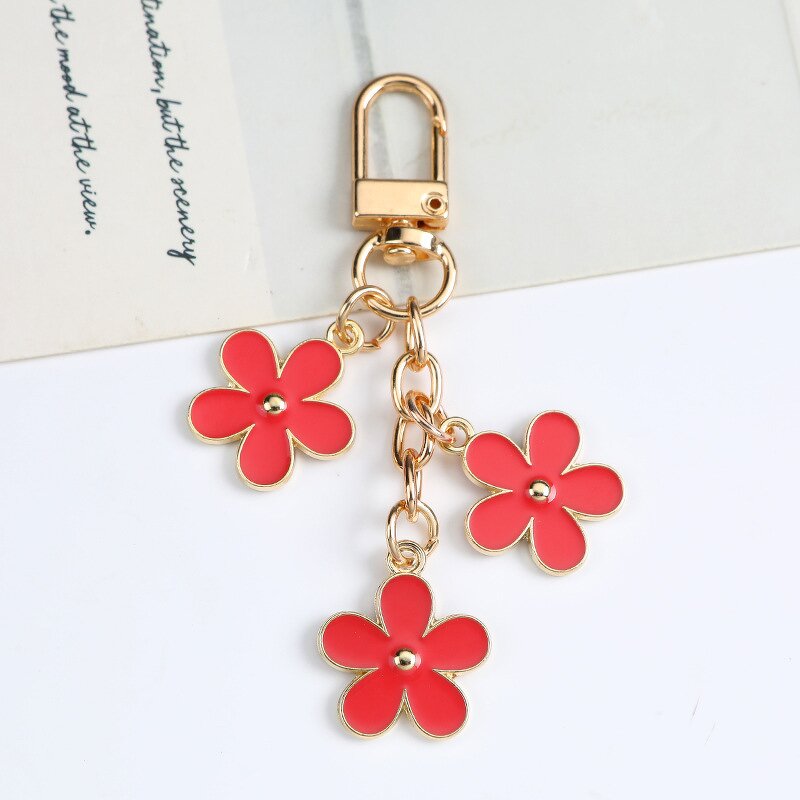 Keychain Factory - Wholesale Colorful Flower Bag Pendant