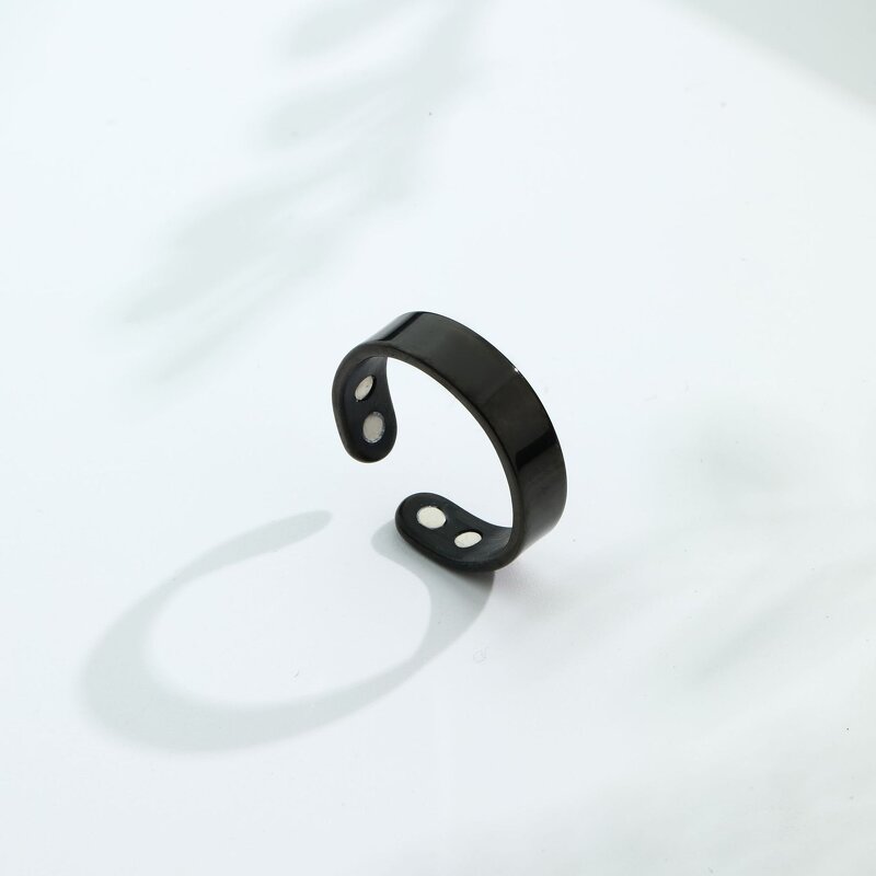 Magnetic Ring Factory - Stainless Steel Dual Bio Therapy Ring