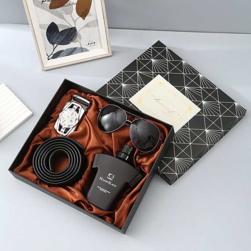 Men's Gift Set Factory - Belt Wallet Watch Pen Luxury Set