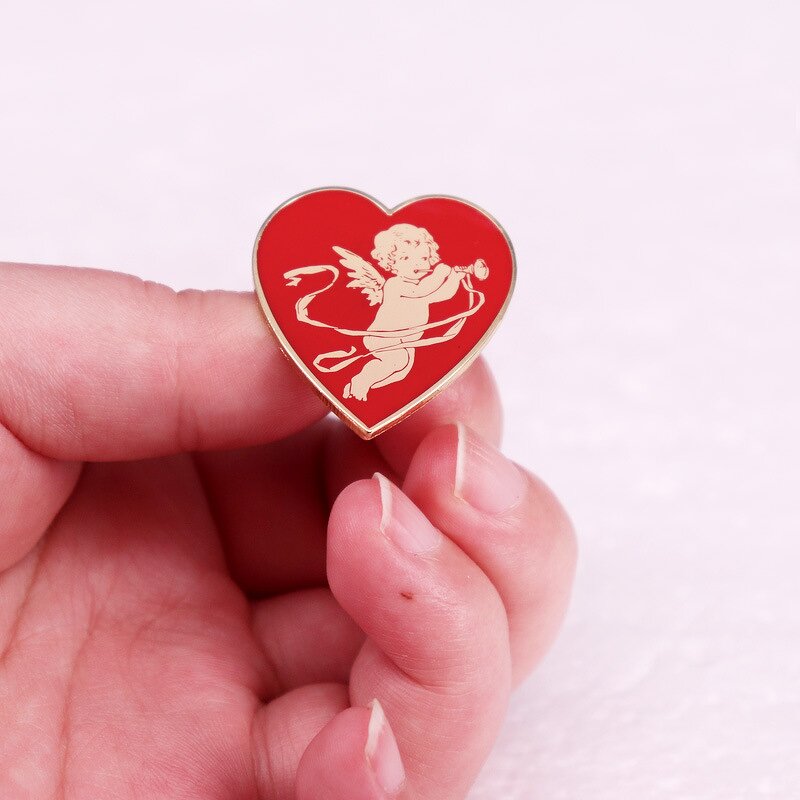 Brooch Factory - Cupid Angel Love Valentine's Day Badge Pin
