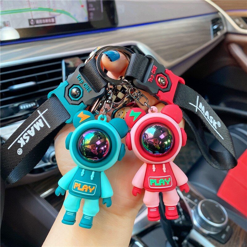Keychain Factory - Creative Space Suit Astronaut Car Ring