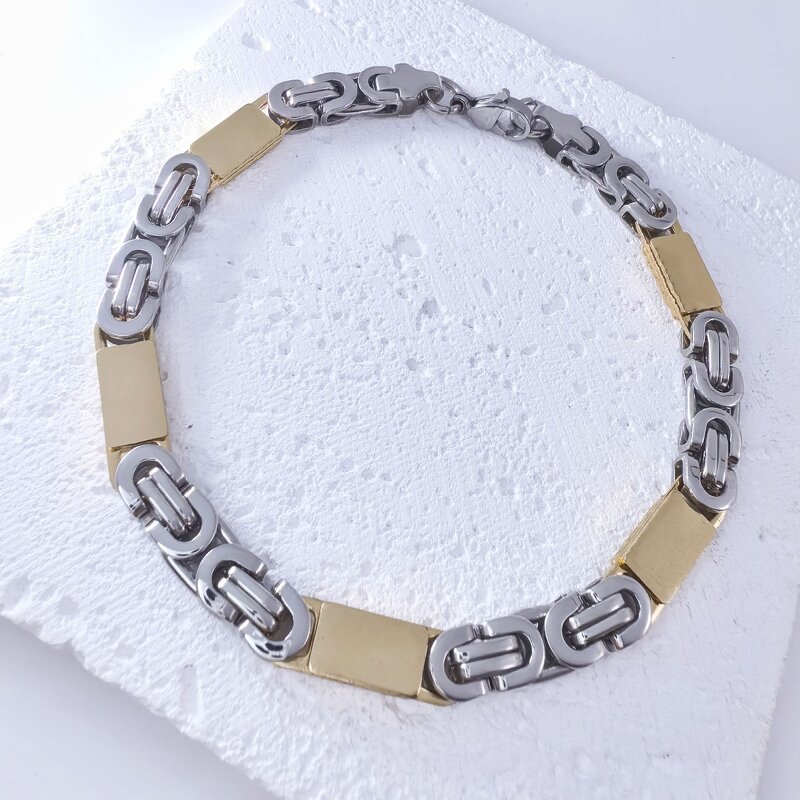 Men's Necklace Set Factory - Italian Figaro Stainless Steel Chain