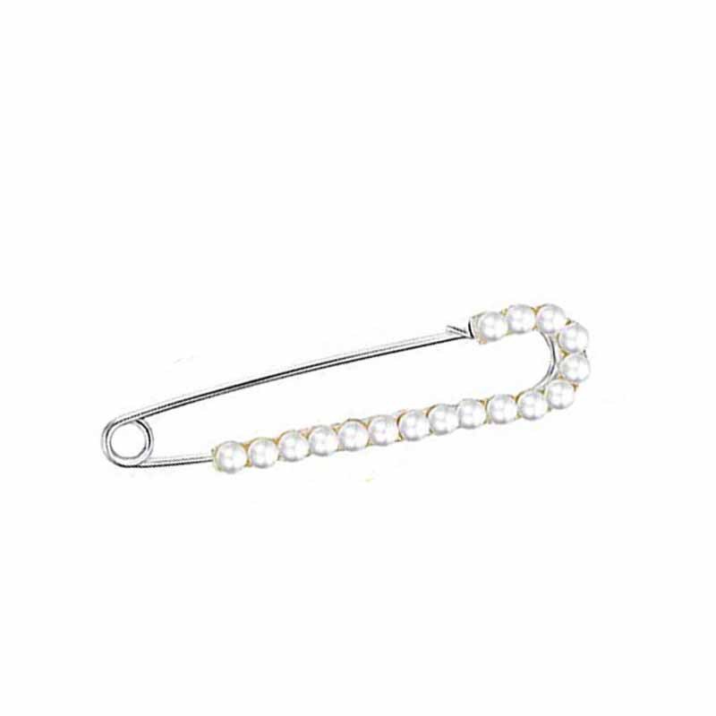 Brooch Pins Factory - Crystal Pearl Sweater Shawl Safety Pins