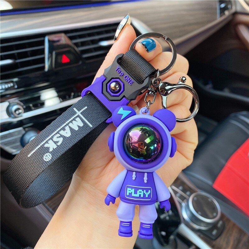 Keychain Factory - Creative Space Suit Astronaut Car Ring