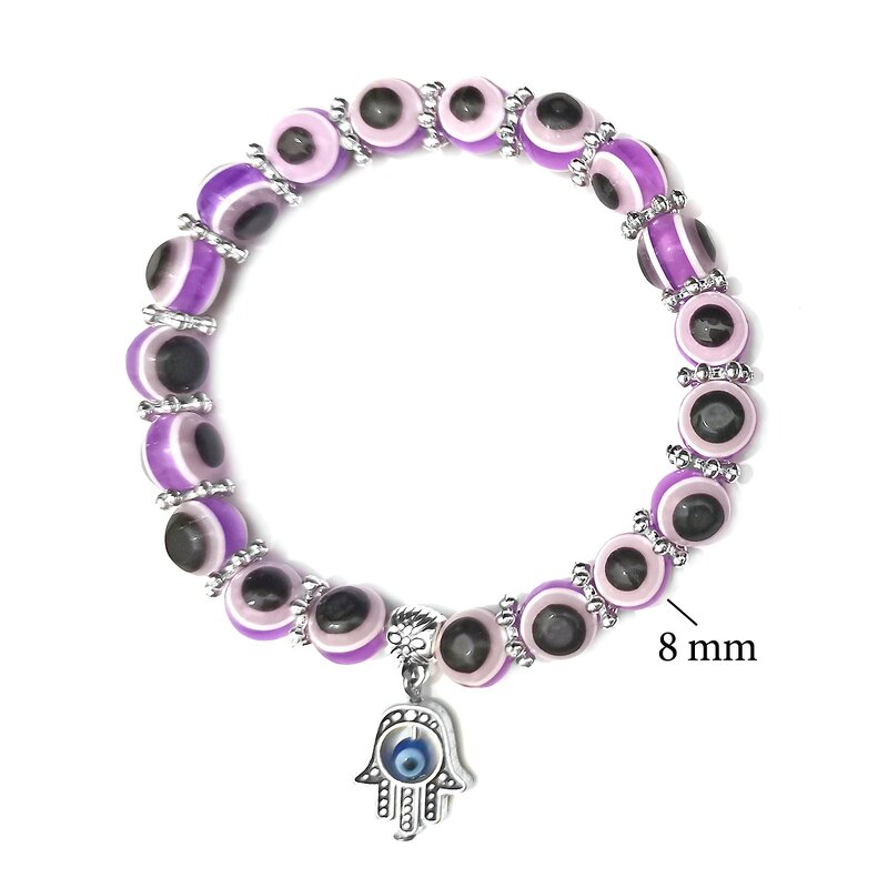Bracelet Factory - Fashion Elephant Blue Eyes Beaded Cuff