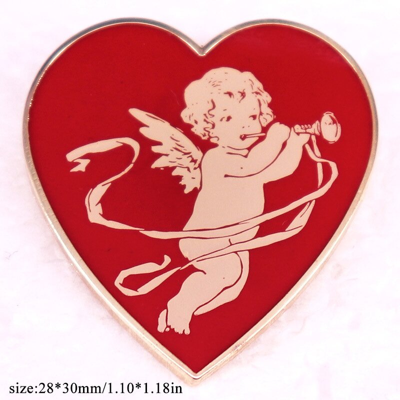 Brooch Factory - Cupid Angel Love Valentine's Day Badge Pin