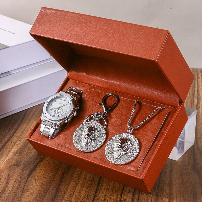 Men's Gift Box Factory - Luxury Wooden Bracelet Watch Set