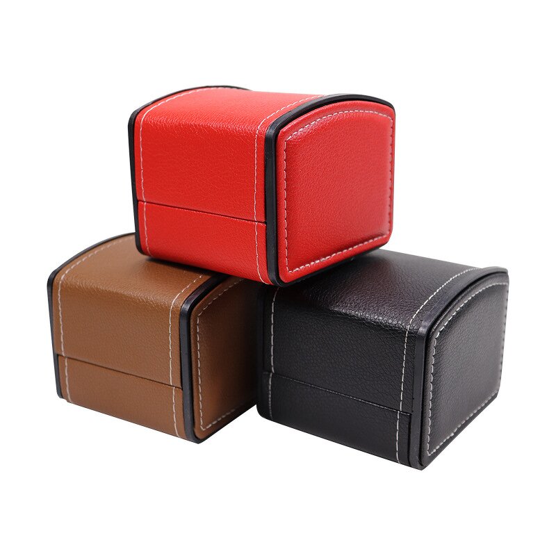 Watch Box Factory - PU Leather Arc Flip Cover Storage Box