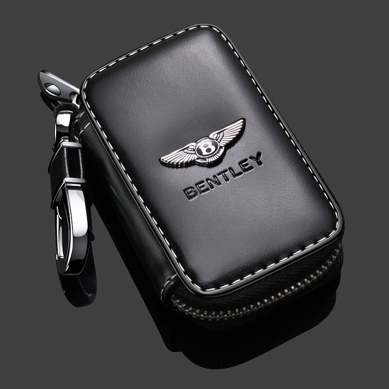 Key Box Factory - Car Simple Zipper Leather Key Promotion Gift