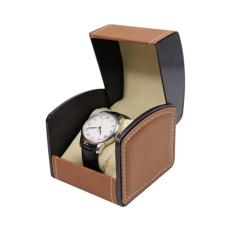 Watch Box Factory - PU Leather Arc Flip Cover Storage Box