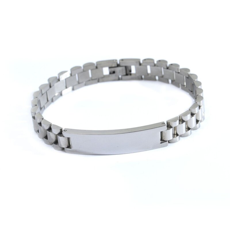 Men's Bracelet Factory - Luxury Stainless Steel Carved Writing