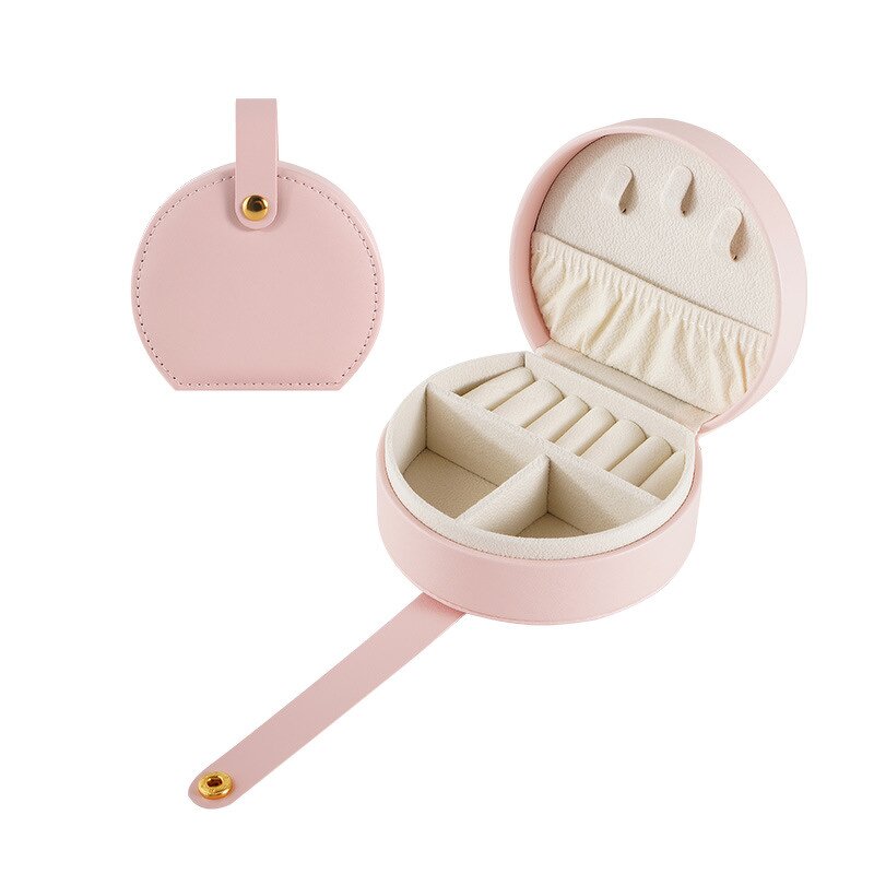 Jewelry Box Factory - Mini Portable Hand-held Ring Earring Box