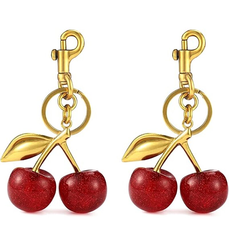 Keychain Factory - Exquisite Cherry Charm Pendant Bag Accessory