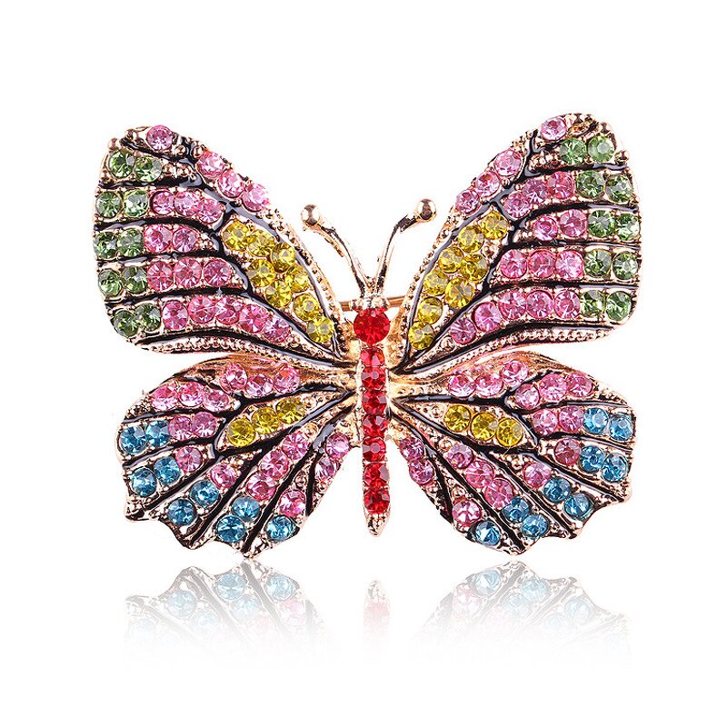Brooch Factory - Wholesale Retro butterfly Rhinestone Brooch
