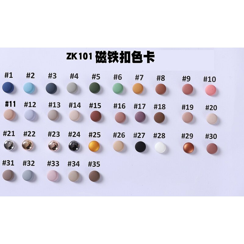 Muslim Brooch Factory - Wholesale Magnetic Hijab Clip 35 Colors