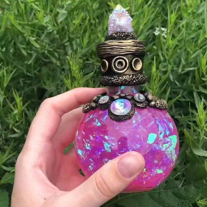 Resin Craft Factory - Moon Magic Potion Bottle Witch Decoration