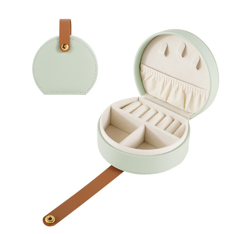 Jewelry Box Factory - Mini Portable Hand-held Ring Earring Box