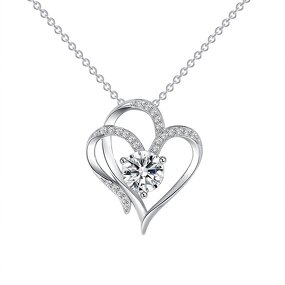 Necklace Factory - Zircon Inlaid Heart-shaped Elegant Necklace